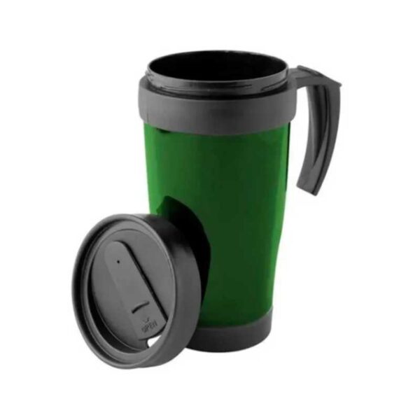 jarro mug plástico verde merchandising