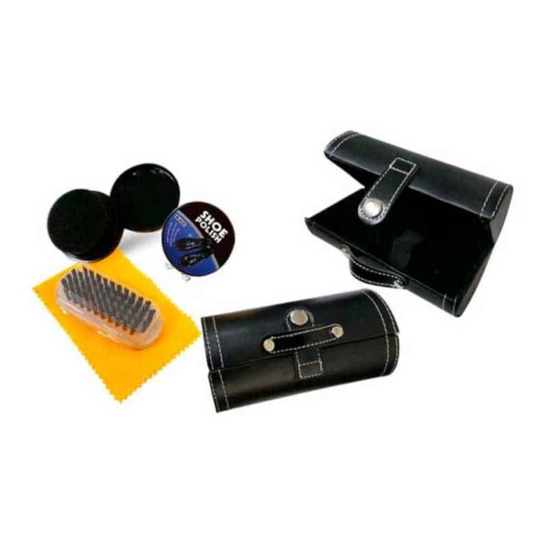 kit de calzado estuche negro merchandising