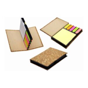 libreta con tapa de corcho merchandising