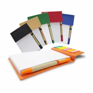 libreta ecológica con post it merchandising