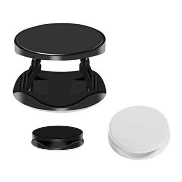 pop socket plástico negro y blanco merchandising