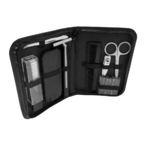 set viajero para hombres en estuche negro merchandising