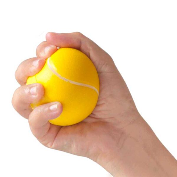 pelota de tennis antiestrés amarillo merchandising