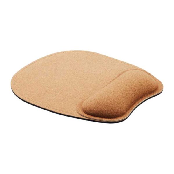 mouse pad corcho ergonómico color natural merchandising