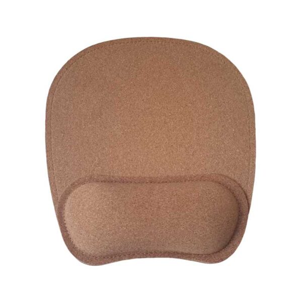 mouse pad corcho ergonómico color natural merchandising