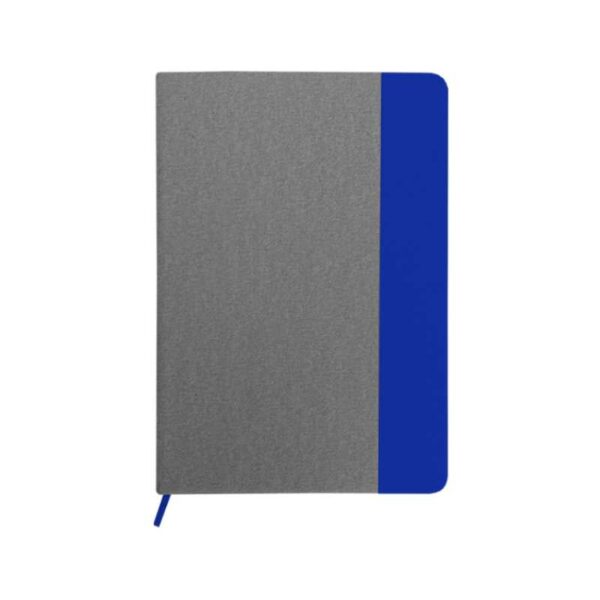 Cuaderno tapa texturizada color azul merchandising